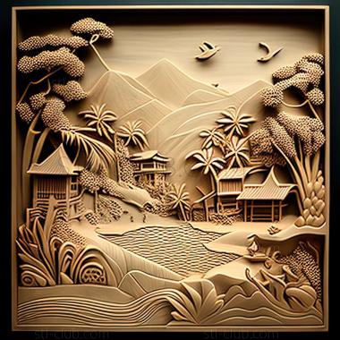 3D model Choa Chu Kang North in Singapore (STL)